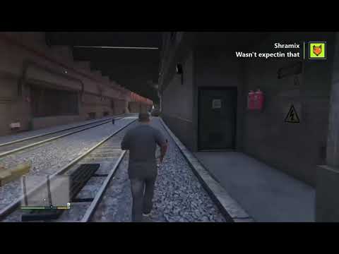 GTA V Franklin Train surprise