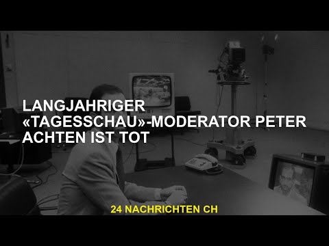 Peter Acht, langjähriger „Tagesschau“-Moderator, stirbt