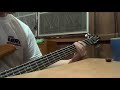 eye of the storm - metalium bass cover