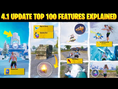 🤯Top 100 Secret Features in 4.1 Update In New FROSTY FUNLAND Mode - Full Explained