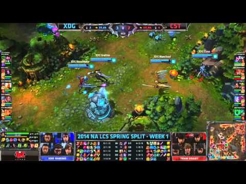 XDG vs CST - 2014 NA LCS Super Week W1D3