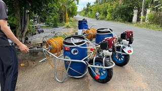 Zl 0963 433 907 - tổng hợp xe xịt thuốc 1 bánh - gọn - nhẹ