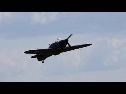 Abingdon Air & Country Show 2023 | Hawker Hurricane MKI R4118 | Battle Of Britain Survivor Take Off