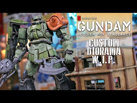 HG Zaku II F Type Solari Custom Diorama - W.I.P.