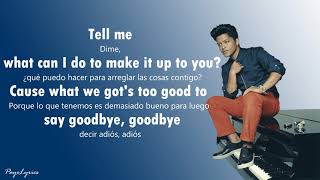 Bruno Mars - Too Good to Say Goodbye (sub)