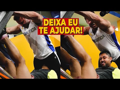 CARIANI E SUA NOVA FORMA PARA AJUDAR NO TREINO DE PERNAS