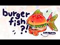 Painting Cute Fish As Food Asmr Painting Sesh
