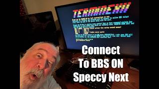Connect to BBS with ZX Spectrum Next - Terminex II - Telnet for Speccy - Bulletin Board - Online
