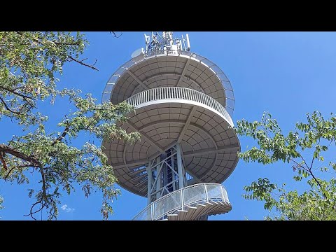 Sipos-hegyi kilátó, Fonyód. 2022.07.13. Full HD-video