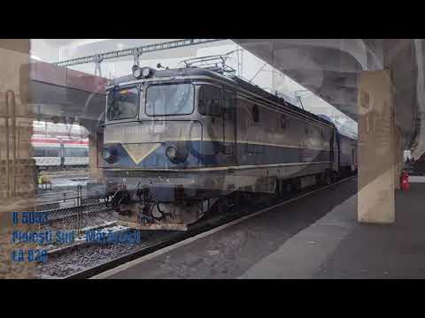 Activitate feroviară în Gara Ploiești Sud - Locomotivele EA 731/EA 838 - CFR Călători