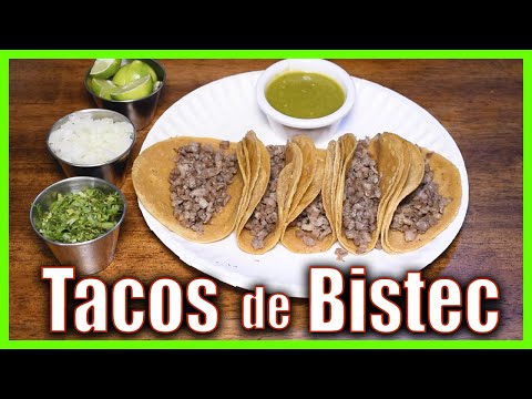 TACOS de BISTEC estilo Taqueria I Gastronomía Regional