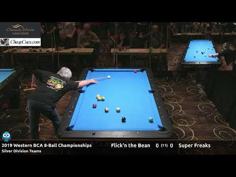Flick'n the Bean vs Super Freaks - Silver Teams - 2019 Western BCA 8-Ball Championship