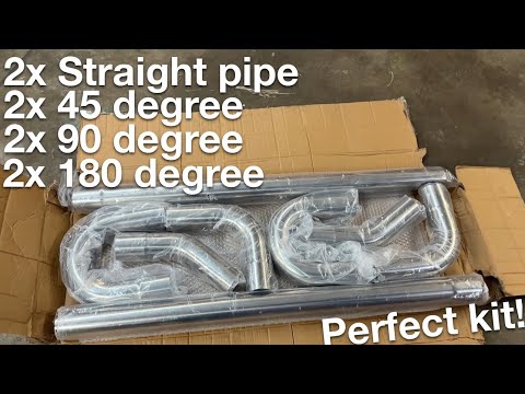 Universal stainless steel exhaust kit review.. it’s SICK! DynoVox parts