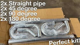 Universal stainless steel exhaust kit review.. it’s SICK! DynoVox parts