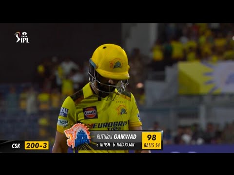 ruturaj gaikwad batting highlights  98(54) 🔥🔥|| #ipl #iplmatchhighlights #msdhoni #csk