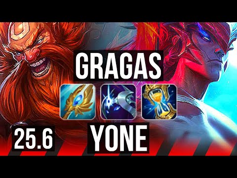 GRAGAS vs YONE (TOP) | 6/3/17 | KR Challenger | 25.6