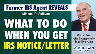 Former IRS Agent Explains What To Do If You Receive a CP 503 Notice, Letter, Bill From IRS