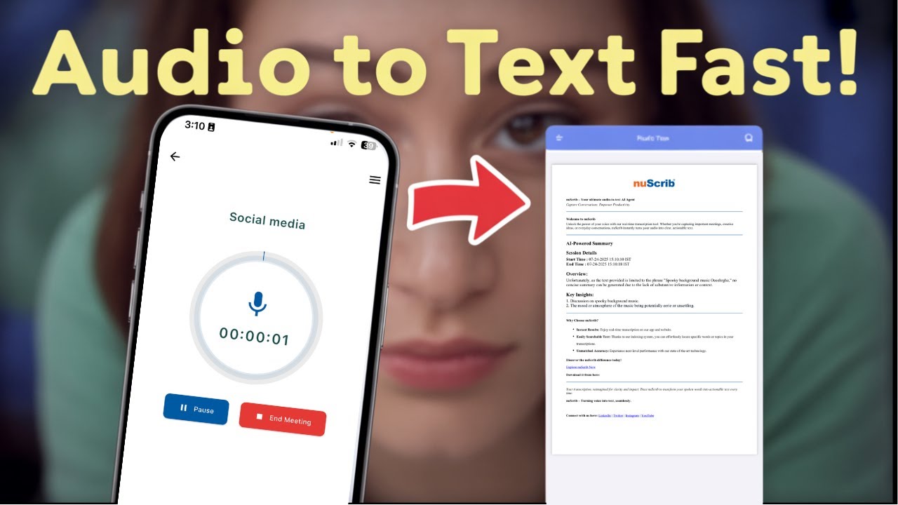 nuScrib Audio Transcription Demo