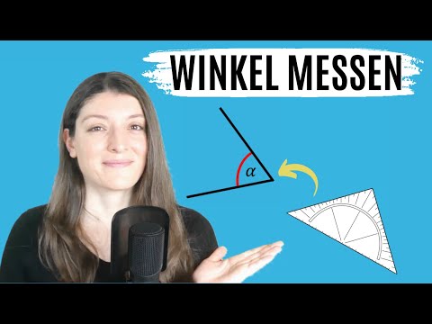 WINKEL MESSEN (Winkel mit dem GEODREIECK messen, EINFACH erklärt!)