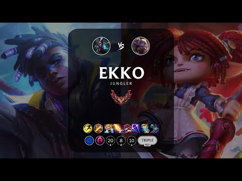 Ekko Jungle vs Poppy - EUW Grandmaster Patch 13.11