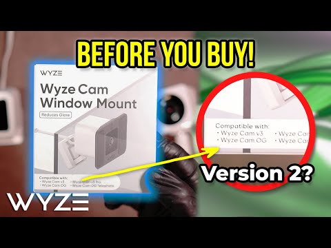 Wyze Window Mount 2024 Unboxing (Test Fit feat. Wyze Cam V3, OG)