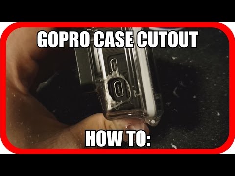 GoPro Case Cutout for USB Microphone Jack