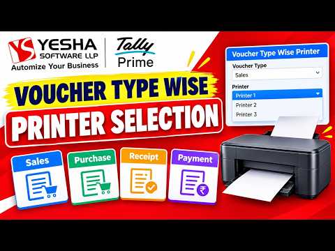 Voucher Type Wise Printer Selection