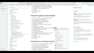 Azure Cross Vnet Connectivity Part-04 - Hub, Spoke, on-Premise with Azure Firewa