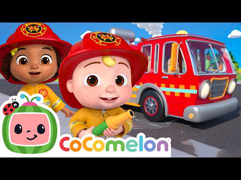 兒童消防車!角色扮演與唱歌|CoComelon 幼兒韻文與兒歌 (Fire Trucks for Kids | Play Pretend and Sing | CoComelon Nursery Rhymes & Kids Songs)
