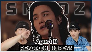 Download lagu BTS (방탄소년단) Agust D Ft. Ryuichi Sakamoto & WOOSUNG 'Snooze'  | NEEDLSESS TO SAY |Reaction Korean|SUB mp3