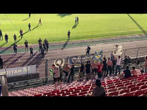 Kop Banlieue Ultras Creteil thank their players for 2023 season after last match in National 2