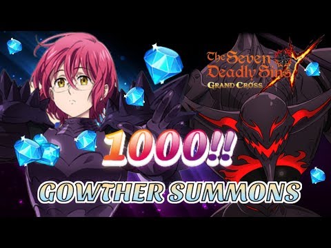 Red Gowther Summoning! 1000 GEMS! Truth of Lies Banner | 7 Deadly Sins Grand Cross