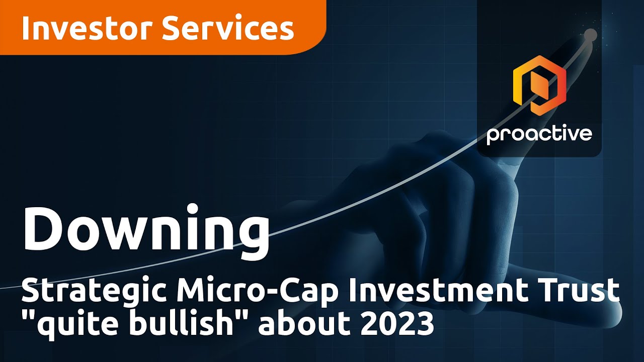 Downing Strategic Micro-Cap Investment Trust "quite bullish" about 2023