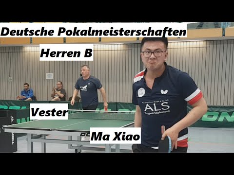 Deutsche Pokalmeisterschaft Herren B | M.Vester(2017TTR) : M.Xiao Cheng (1845TTR)