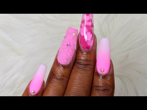 First Impressions of Rosalind Dip Powders | How To: Easy Baby Boomer Valentine Nails