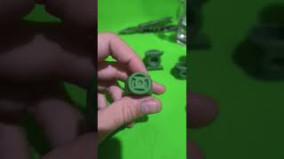 Fiz o Anel do Lanterna Verde com Biscuit!!! #lanternaverde #greenlantern #biscuit