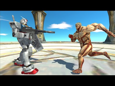 Gundam RX-78 vs Armored Titan - ARBS