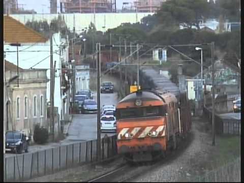 Comboio Siderúrgico nº 68080 - CP 1900 em Pontes e Setúbal-Mar -» 22 Out 2015