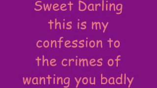 Between the trees - Darlin with lyrics