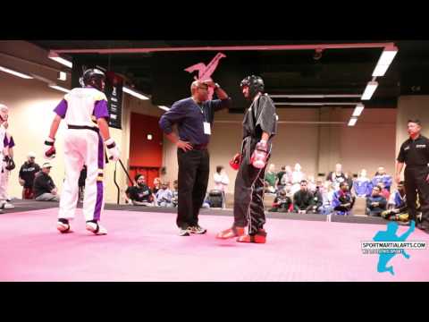 Corey Williams vs Jermond Wiggins Team Sparring Rd 1 - 2016 AKA Warrior Cup