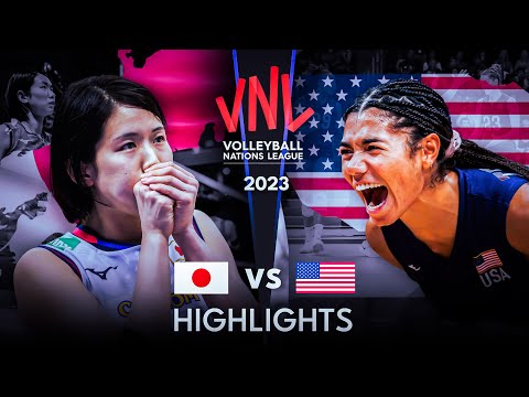 LEGENDARY MATCH | JAPAN vs USA | Women's VNL 2023