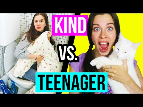 KIND vs. TEENAGER: ALLEINE ZUHAUSE! 😅😏 Vorstellung früher vs Realität heute!