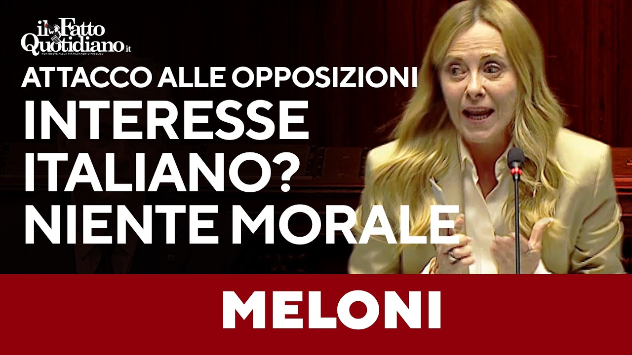 Meloni alle opposizioni sull’Ucraina “Non mi fate la morale sulla difesa dell'interesse italiano”