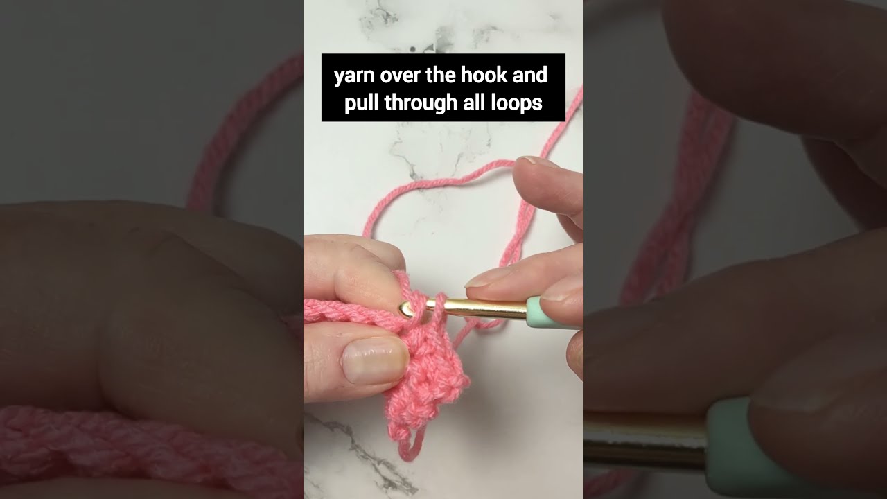 How to Make A Single Crochet Stitch For Beginners -  Basic Crochet Stitches Tutorial