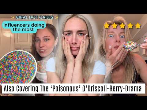 The Viral 'Dot-Cake' Has Influencers Acting Feral For A Mediocre Sprinkle Sponge