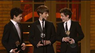 'Billy Elliot' Tony goes to David Alvarez, Trent Kowalik, & Kiril Kulish (HiDef) video