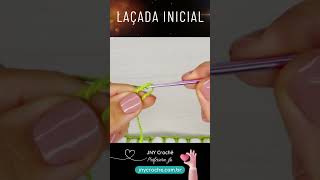 PONTO DE CROCHÊ PARA INICIANTES | LAÇADA INICIAL | JNY Crochê