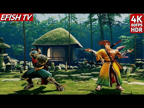 Hattori Hanzo vs Tokugawa Yoshitora (Hardest AI) - Samurai Shodown