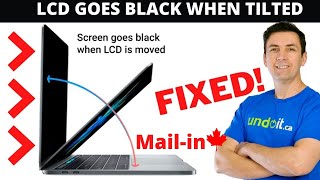 🇨🇦 MACBOOK SCREEN GOES BLACK WHEN TILTED OR OPEN AT CERTAIN ANGLES, FIXED! - Hamad Benaicha 20+ exp