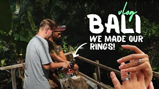 We made our rings! | Silver jewellery making class in Sidemen | Volcano Kintamani | BALI VLOG